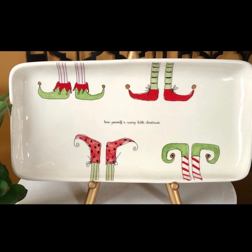 Rae Dunn elf platter